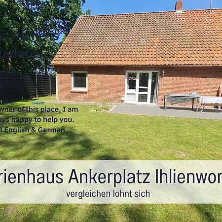 度假居 Ankerplatz - Bewertet Von Hundehaltern - Hunde Willkommen, Nicht Nur Geduldet - Hoher Zaun -whirlpoolwanne - Infrarotkabine - Familienfreundlich - Wellness - Eg Barrierefrei Ihlienworth