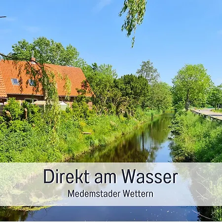 度假居 Ankerplatz - Bewertet Von Hundehaltern - Hunde Willkommen, Nicht Nur Geduldet - Hoher Zaun -whirlpoolwanne - Infrarotkabine - Familienfreundlich - Wellness - Eg Barrierefrei Ihlienworth