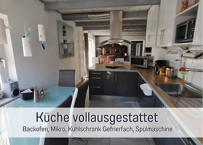 בית נופש Ankerplatz - Bewertet Von Hundehaltern - Hunde Willkommen, Nicht Nur Geduldet - Hoher Zaun -whirlpoolwanne - Infrarotkabine - Familienfreundlich - Wellness - Eg Barrierefrei