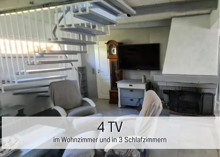 בית נופש Ankerplatz - Bewertet Von Hundehaltern - Hunde Willkommen, Nicht Nur Geduldet - Hoher Zaun -whirlpoolwanne - Infrarotkabine - Familienfreundlich - Wellness - Eg Barrierefrei *